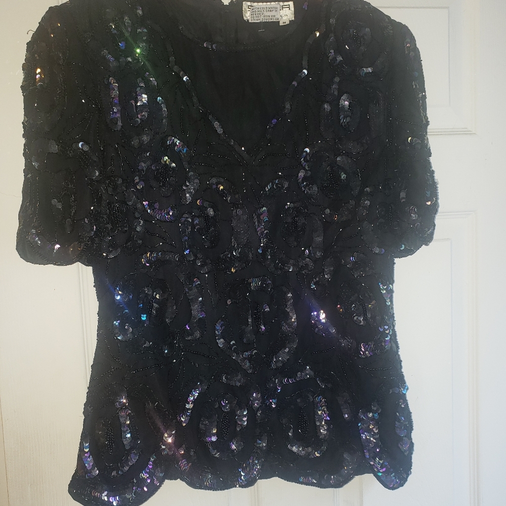 Vintage Scala silk blouse